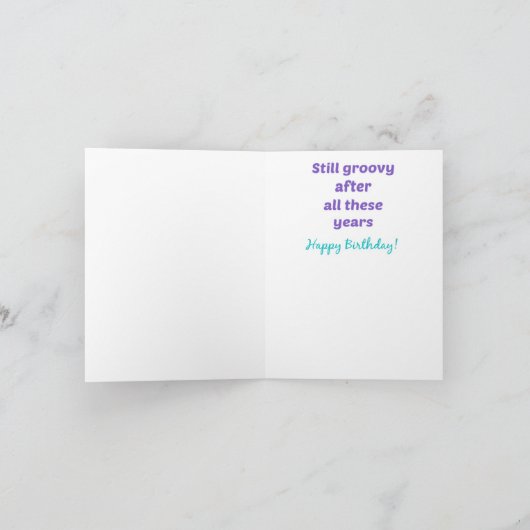 老人または女性のためのまだ素晴しいバースデー・カード カード (内部)