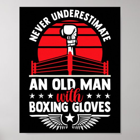 老人をボクシング ポスター (正面)