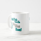 老人を投げ返す コーヒーマグカップ (正面左)