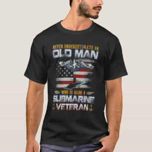 老人サブマリン・サービスVを過小評価しない Tシャツ