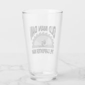 老人ダンカーペンターマン木材ビルダーおもしろい タンブラーグラス (裏面)