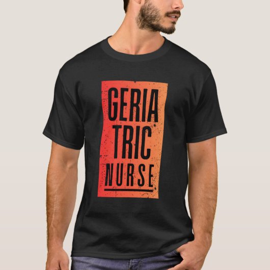 老人ナース労働学校チーム分隊 Tシャツ (正面)