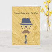 老人ホームおもしろいデイカード カード (黄色い花)