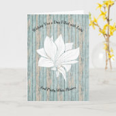 老人ホームビーチウッド用カード カード (黄色い花)