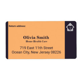 老人ホーム気にカスタム差出人住所ラベル ラベル