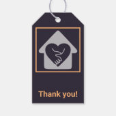老人ホーム気にカスタムThank You ギフトタグ (正面)
