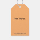 老人ホーム気にカスタムThank You ギフトタグ (裏面)