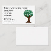 老人ホーム気にビジネスカード 名刺 (正面/裏面)