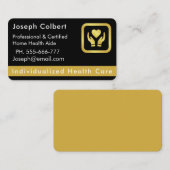 老人ホーム気に介護者名刺 名刺 (正面/裏面)