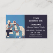 老人ホーム気に・介護事業 名刺 (正面)