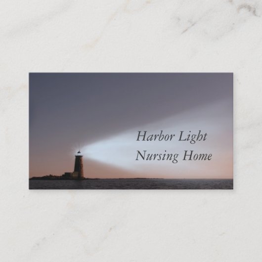 老人ホーム 名刺 (正面)