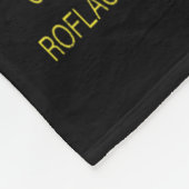 老人メールや文字を打つ法父親の日 フリースブランケット (角)