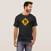 老人交差点 Tシャツ (正面フル)
