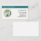 老人介護者登録ナース医療 名刺 (正面/裏面)