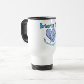 老人医学のナースのギフト トラベルマグ (正面左)