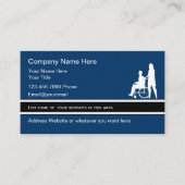 老人医療扶助の名刺 名刺 (正面)