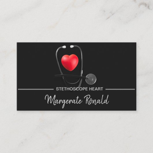 老人気にナース名刺 名刺 (正面)