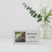 老人気に在宅介護 名刺 (スタンド正面)