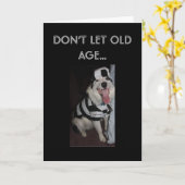 老人誕生日カード カード (黄色い花)