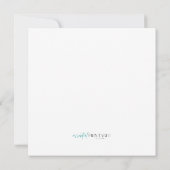 老人誕生日カード ノートカード (裏面)