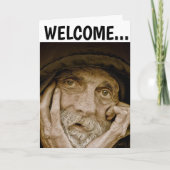 老人誕生日OVER THE HILL Greeting Card カード (正面)