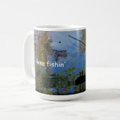 老人魚釣り退職コーヒーマグ コーヒーマグカップ (正面左)