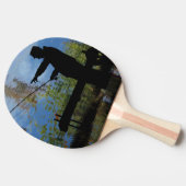 老人魚釣り退職卓球ラケット 卓球ラケット (横)