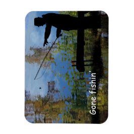 老人魚釣り退職用フレキシブルマグネット マグネット