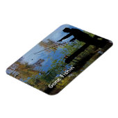 老人魚釣り退職用フレキシブルマグネット マグネット (左側)