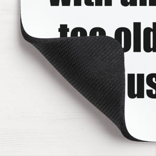 老人 マウスパッド (コーナー)