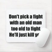 老人 マウスパッド (マウス)