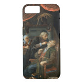 老人(油oの歯を検査している歯科医 Case-Mate iPhoneケース (裏面)