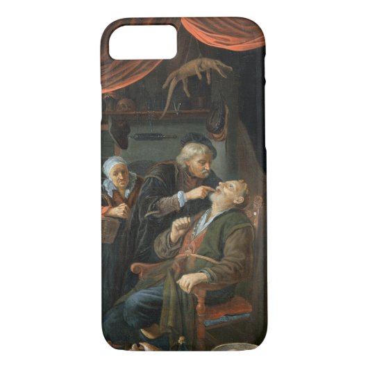 老人(油oの歯を検査している歯科医 Case-Mate iPhoneケース (裏面)