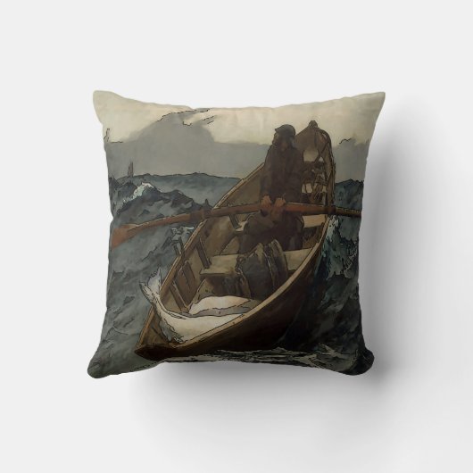 老人、漁師 クッション (裏面)