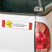 老人SEZ: … PLITICIANSを始動させよう バンパーステッカー (トラック上)