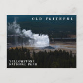 老信家ゲイエザー噴火イエローストーン ポストカード (正面)
