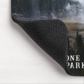 老信家ゲイエザー噴火イエローストーン マウスパッド (コーナー)