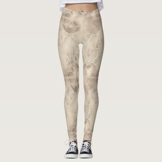 老化させたエジプトの要素 レギンス (正面)