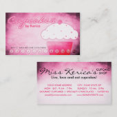 老化させたカップケーキの店のロイヤリティカード ロイヤリティカード (正面/裏面)