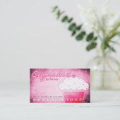 老化させたカップケーキの店のロイヤリティカード ロイヤリティカード (スタンド正面)