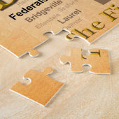 老化させたデラウェア州州のプライドの地図 ジグソーパズル (側面)