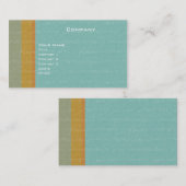 老化させたレトロ 名刺 (正面/裏面)