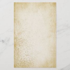 老化させたヴィンテージのスタイルのノート紙 便箋