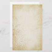 老化させたヴィンテージのスタイルのノート紙 便箋 (正面/裏面)