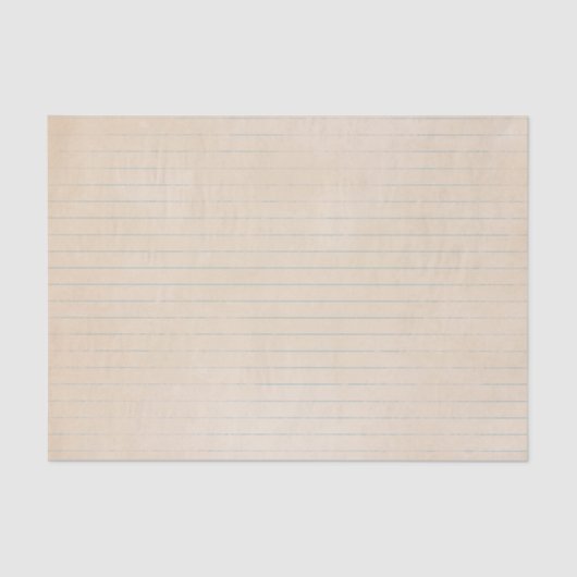 老化させたヴィンテージのノートの紙 薄葉紙 (正面)