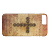 老化させたヴィンテージの楽譜のすばらしい優美の十字 Case-Mate iPhoneケース (裏面(横))