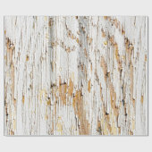 老化させた木抽象芸術の写真撮影のペンキの皮をむくこと ラッピングペーパー (フラット)