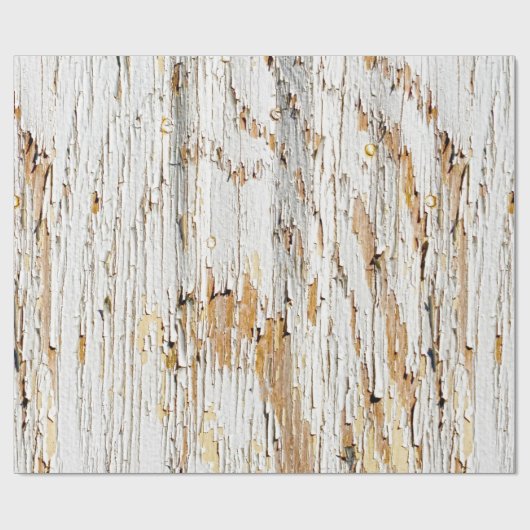 老化させた木抽象芸術の写真撮影のペンキの皮をむくこと ラッピングペーパー (フラット)