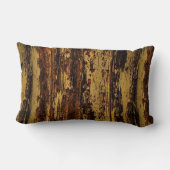 老化させた木製の装飾用クッション ランバークッション (裏面)