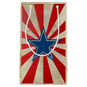 老化させた栄光-赤、白および青 スモールペーパーバッグ (正面)